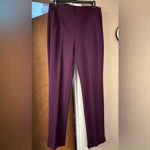 Chico’s Juliette Maroon Pants Size 1, NWT